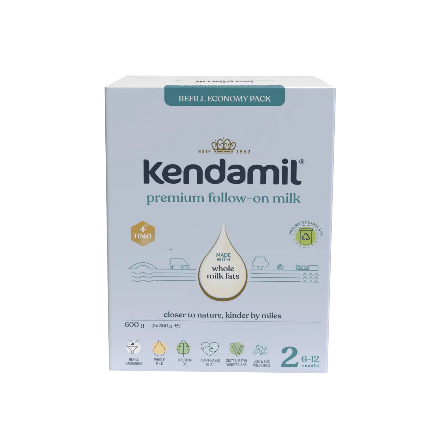 Kendamil Premium Stage 2 - Formula 600g