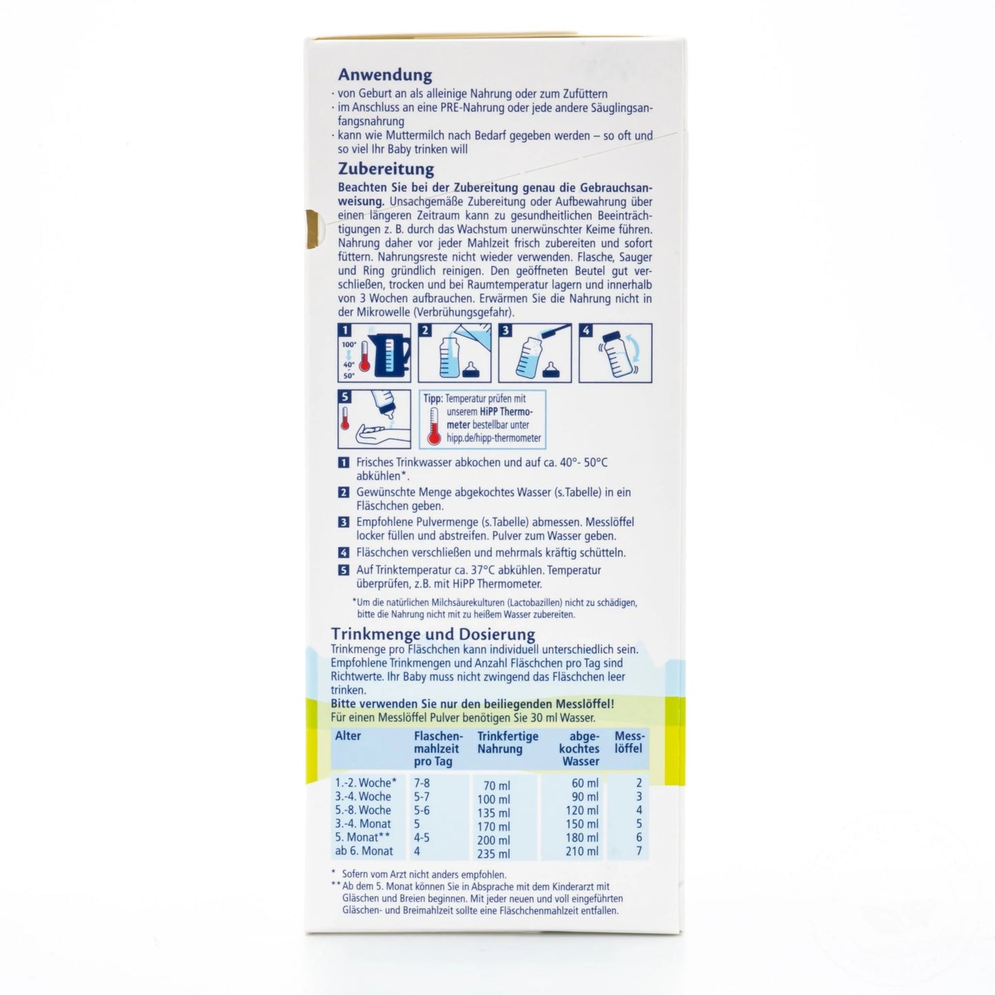 Hipp Bio Combiotik 1 - lait infantile 600g - dès la naissance