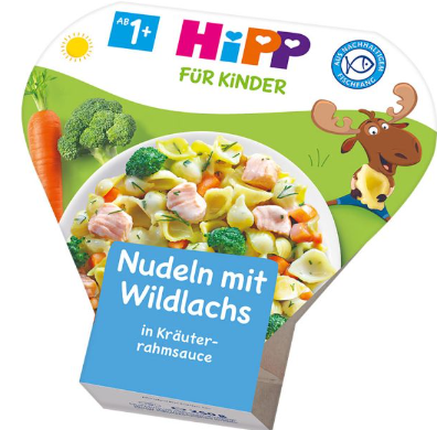 Hipp Pasta with Wild Salmon in a Herb Cream Sauce 250g