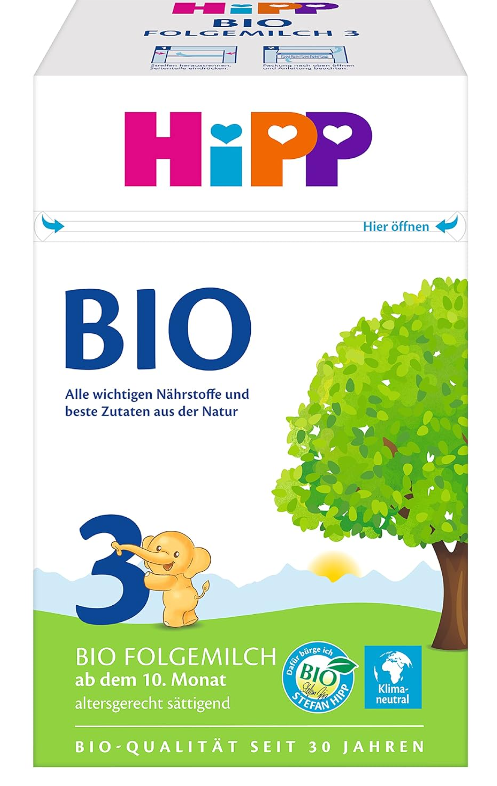 Hipp Organic Milk Food 3 600g + 10 months