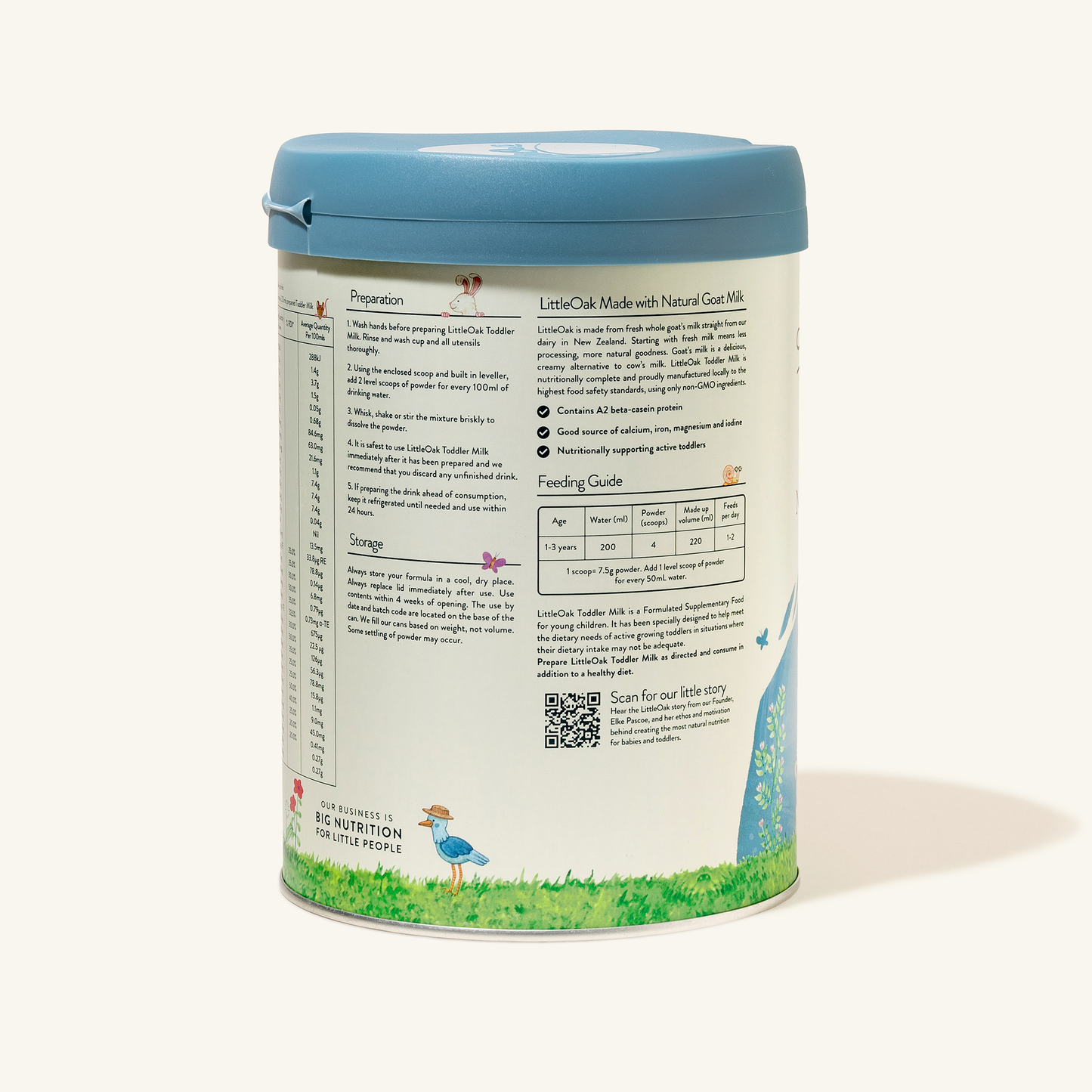 Natural Goat Milk Toddler Milk 800gm Can