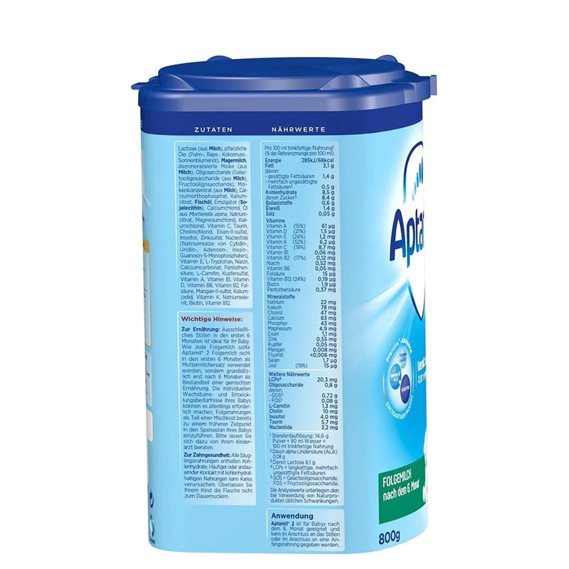 Aptamil Pronutra™ - ADVANCE 2 European Baby Formula (800g)