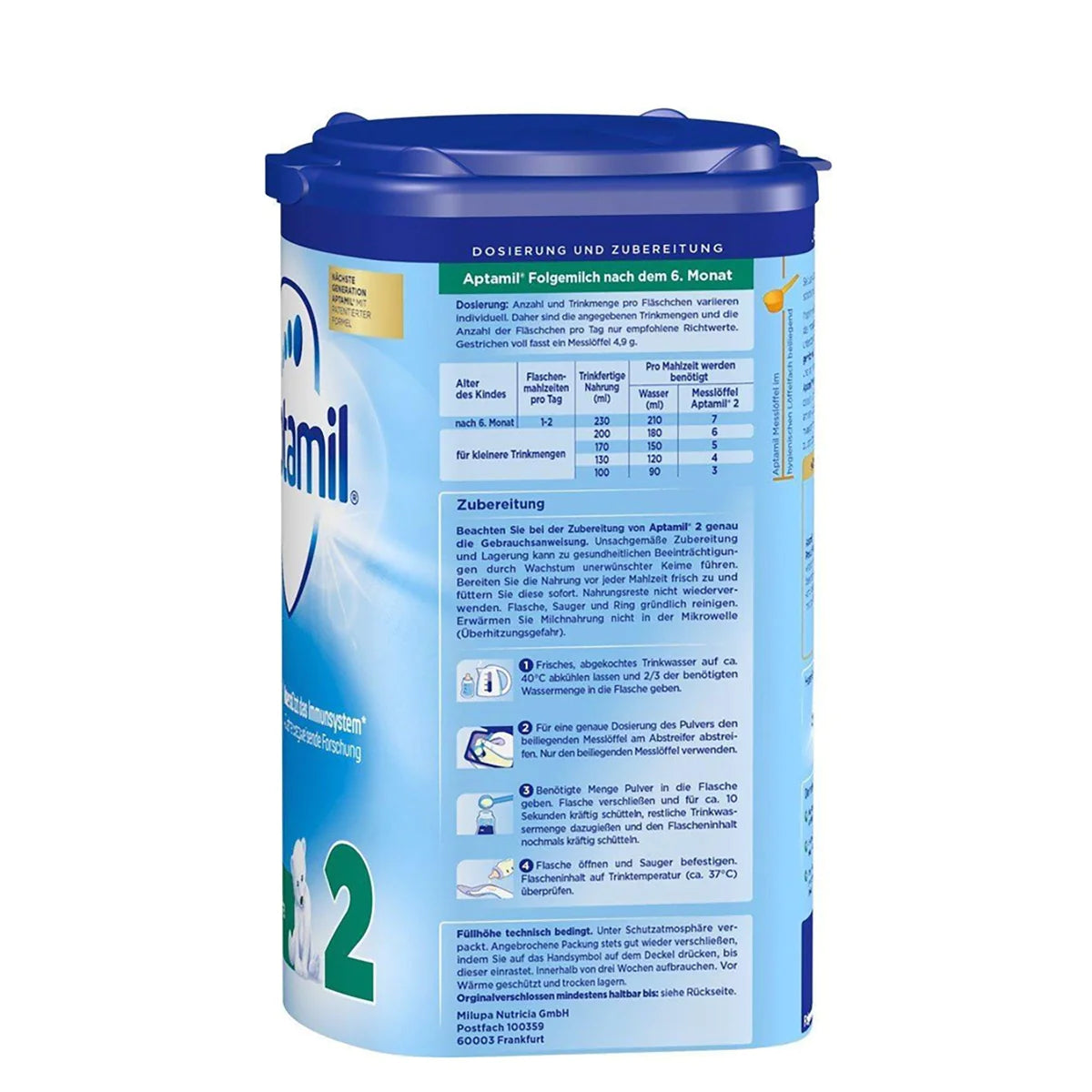 Aptamil Pronutra™ - ADVANCE 2 European Baby Formula (800g)