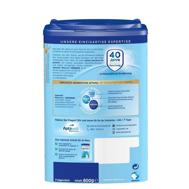 Aptamil Pronutra™ - ADVANCE 3 European Baby Formula (800g)