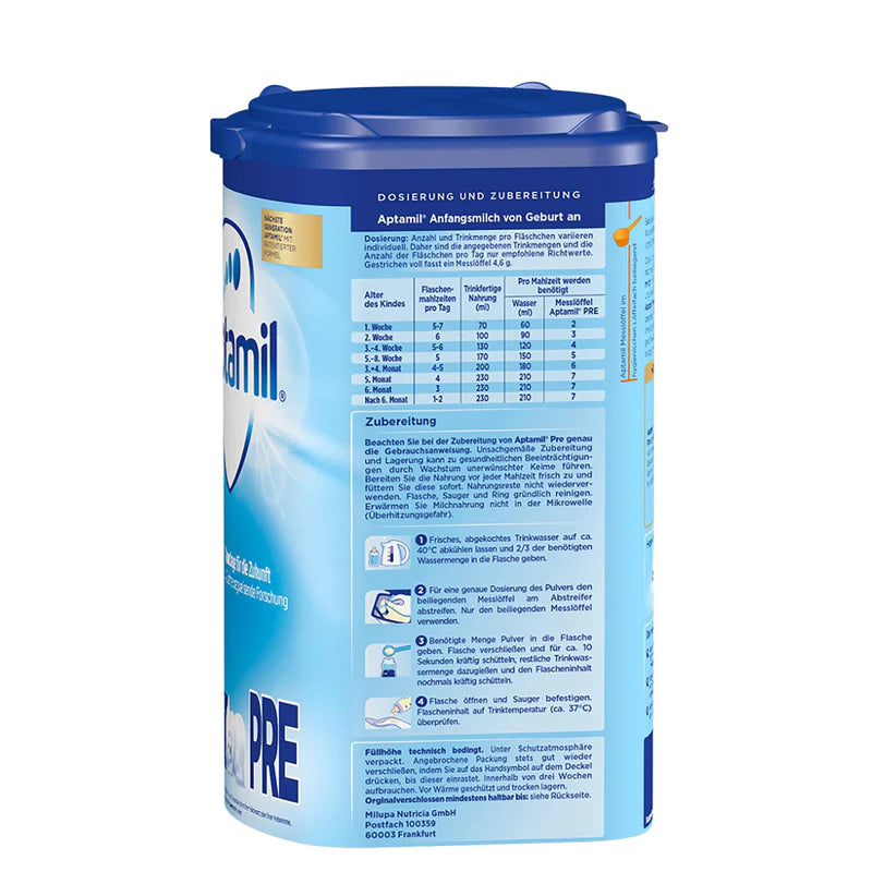 Aptamil Pronutra™ - Pre European Baby Formula (800g)