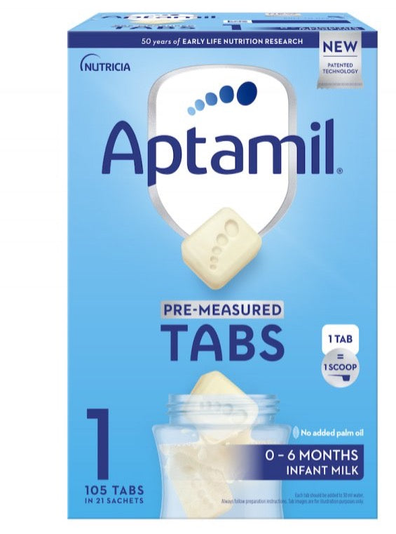 Aptamil 1 Tabs, 105 cubes in 21 sachets 479 g