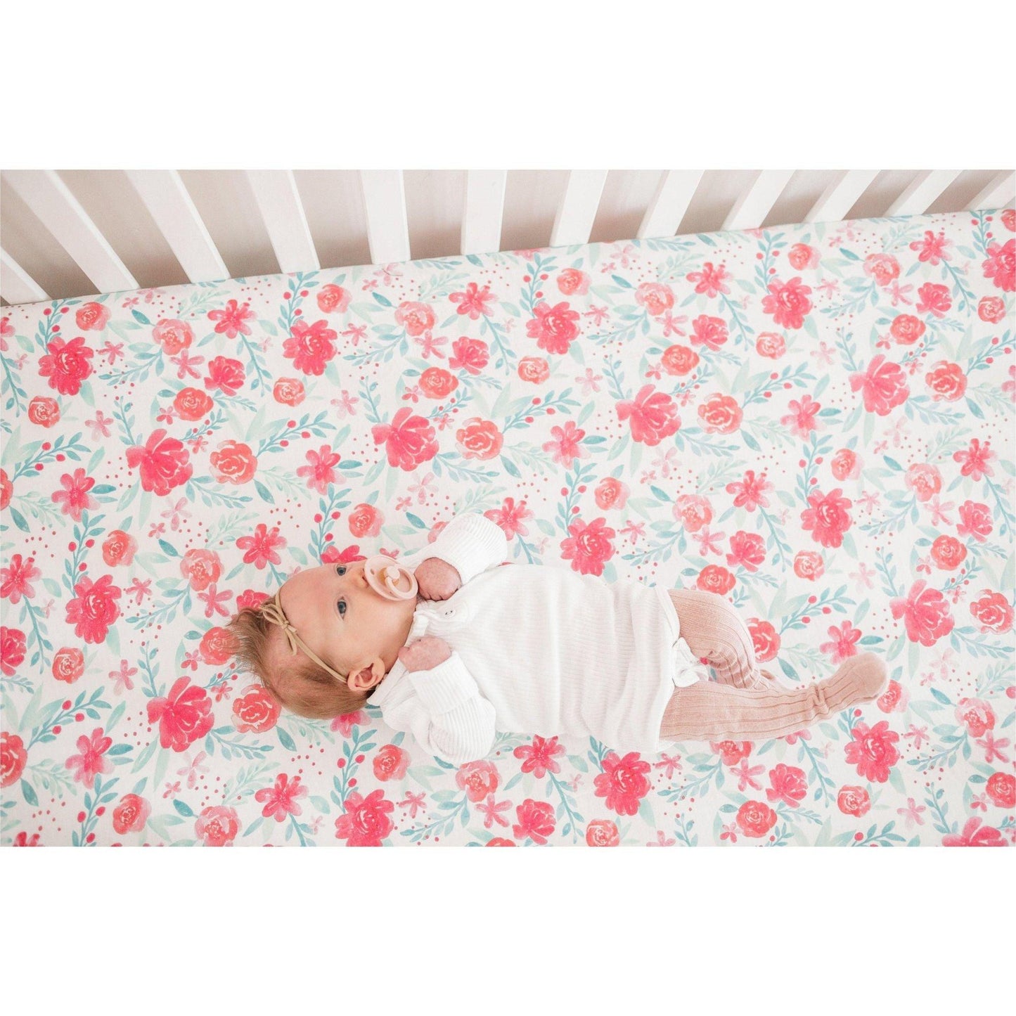 Copper Pearl - June Premium Crib Sheet - Emmbaby Canada