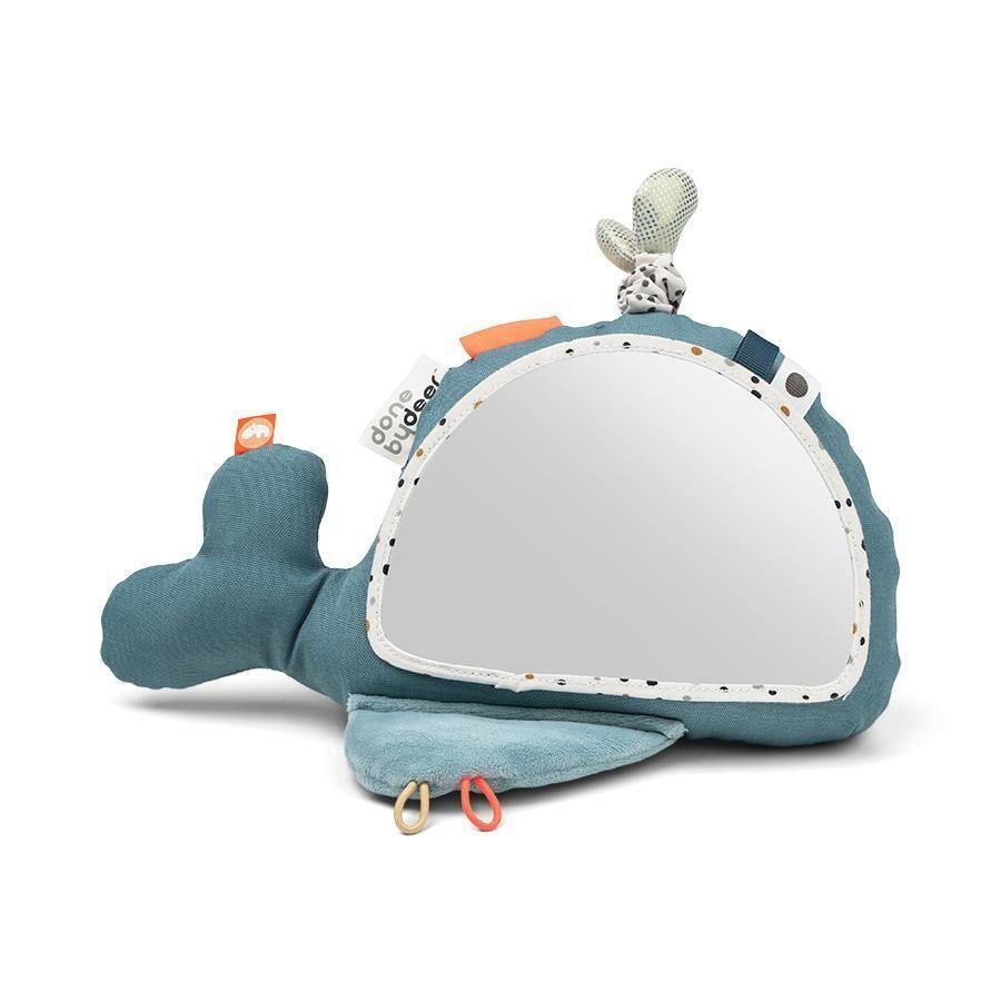 Done by Deer - Activity Floor Mirror Wally Blue - Emmbaby Canada