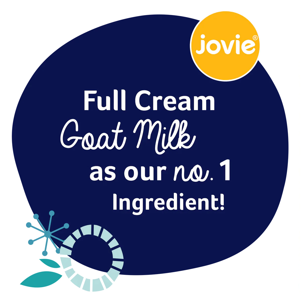 Jovie Organic Goat Follow-On Milk 800g - Stage 2 - 6 - 12 Months - Emmbaby Canada