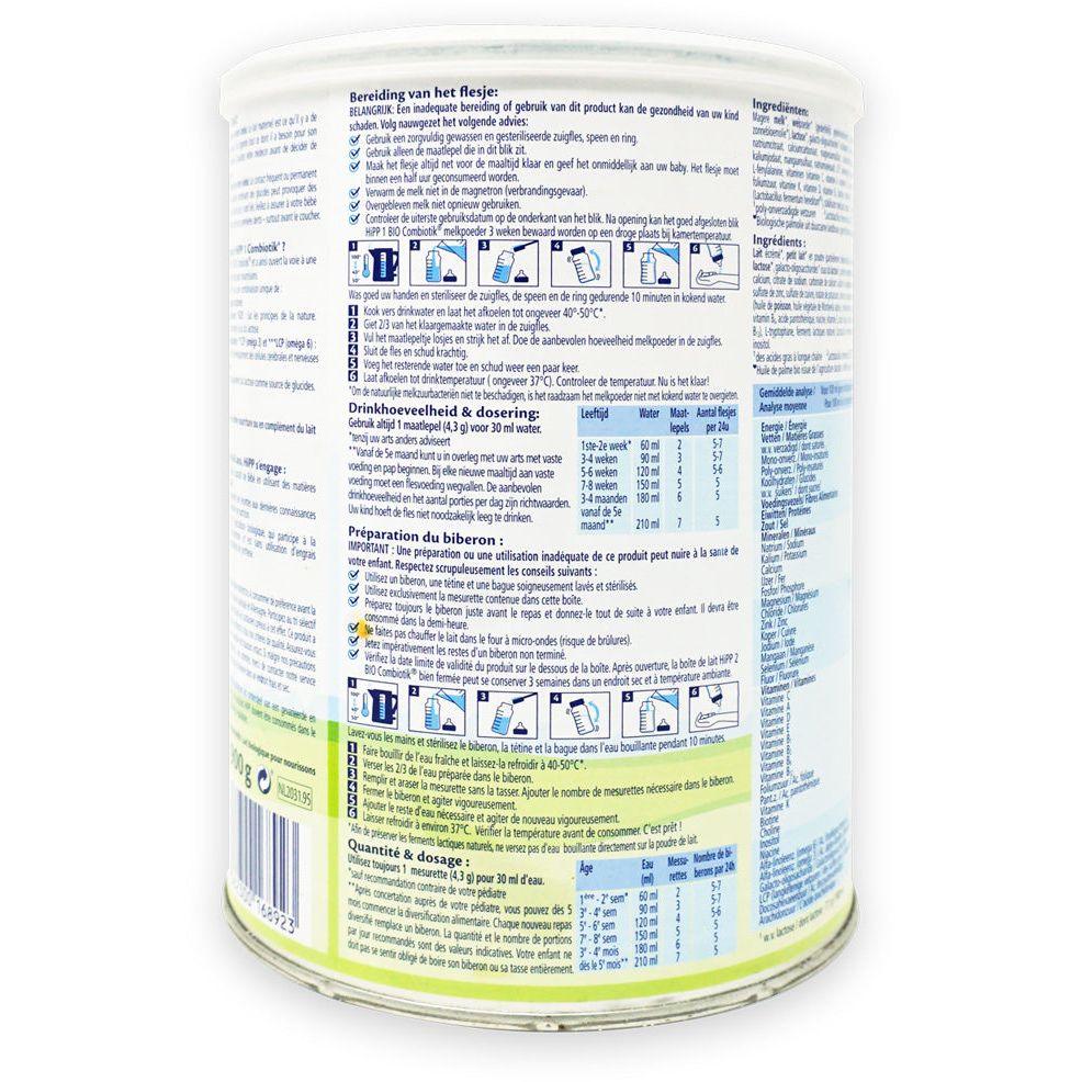 HiPP Dutch Stage 2 Combiotik Follow-on Infant Milk Formula 6+ months • 800g - Emmbaby Canada