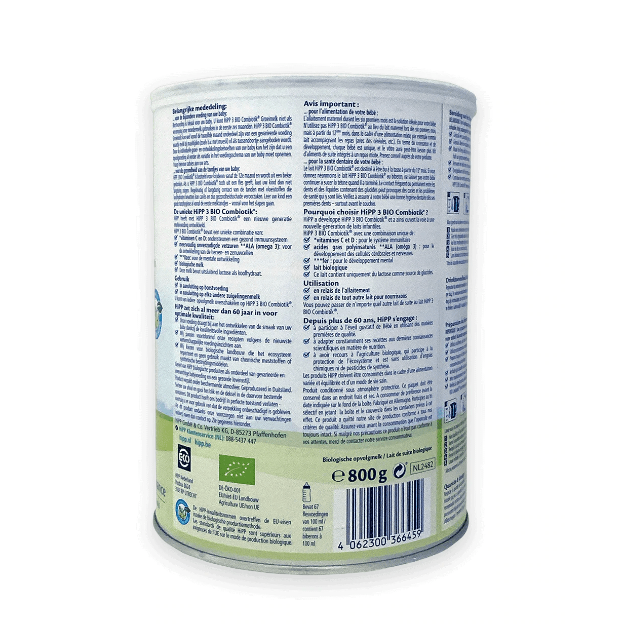 HiPP Dutch Stage 3 Combiotik Toddler Formula 12+ months • 800g - Emmbaby Canada