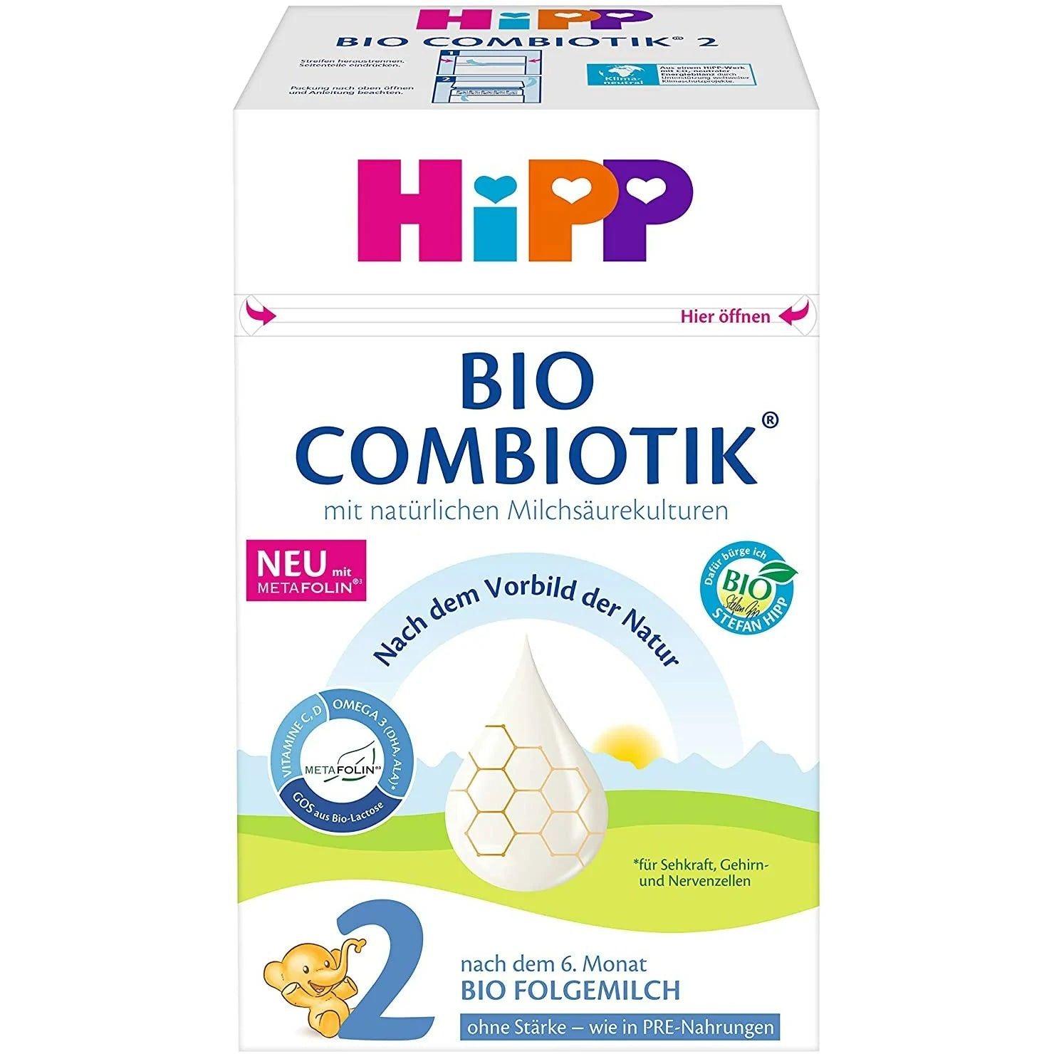 HiPP Stage 2 Organic Bio Combiotic Baby formula No Starch