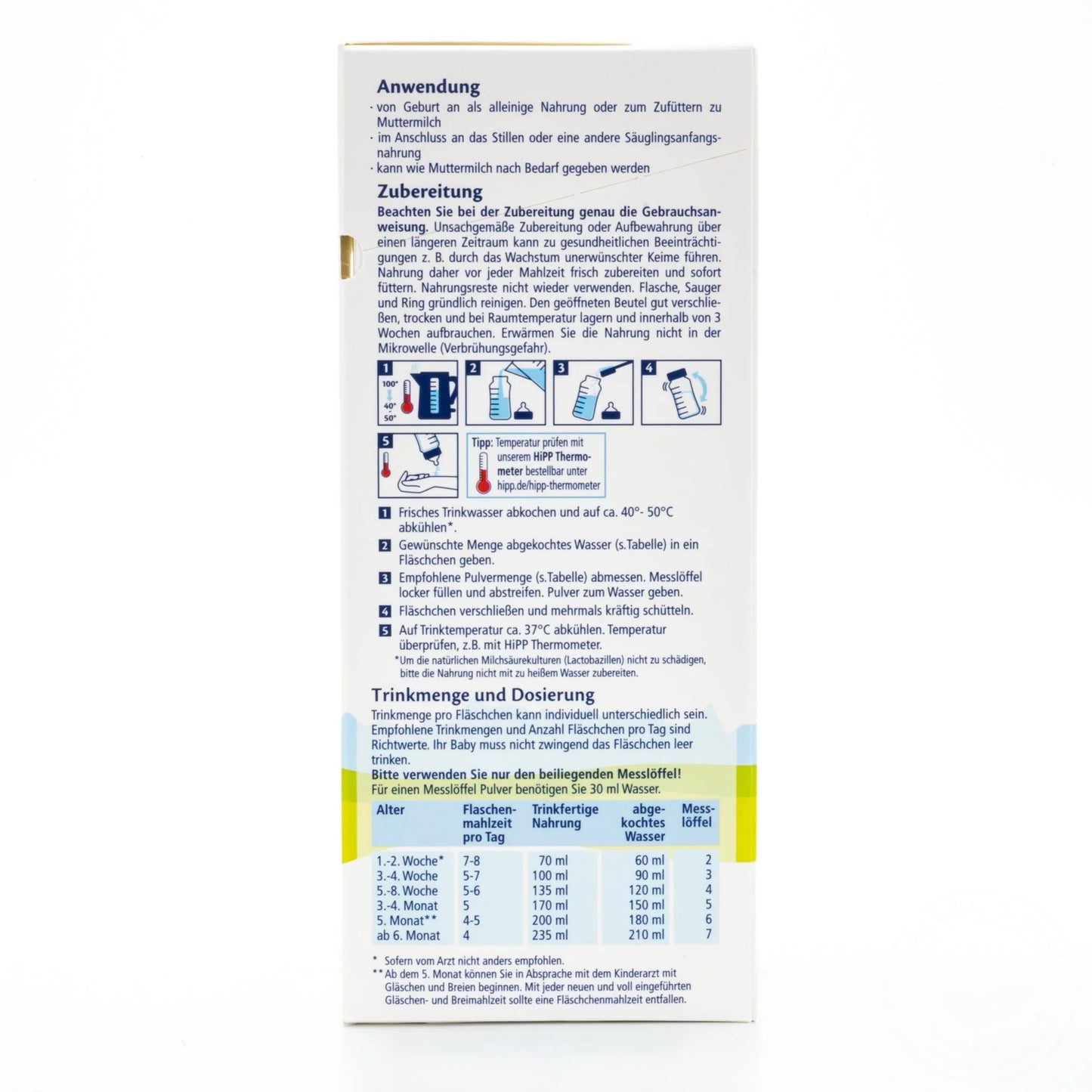 HiPP Stage PRE (0+ Months) Bio Combiotic Formula (500g) - Emmbaby Canada