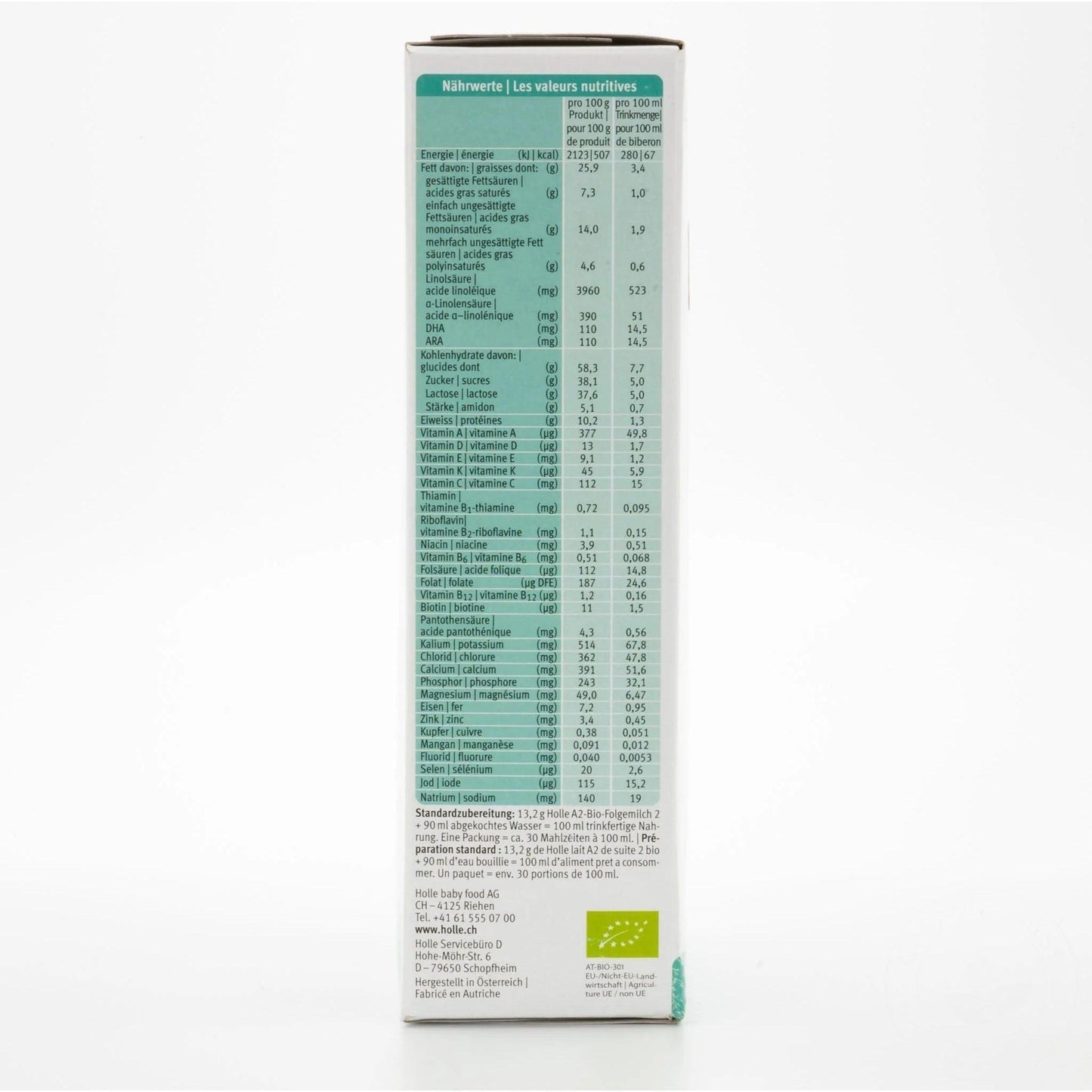 Holle Cow A2 Organic Follow-on Milk Stage 2 6+ months • 400g - Emmbaby Canada