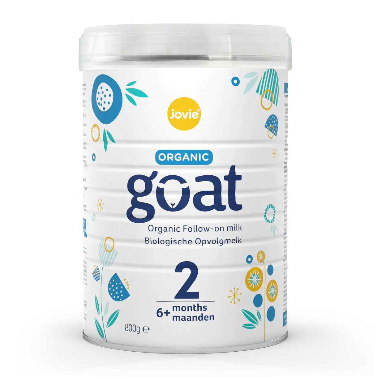 Jovie Organic Goat Follow-On Milk 800g - Stage 2 - 6 - 12 Months - Emmbaby Canada
