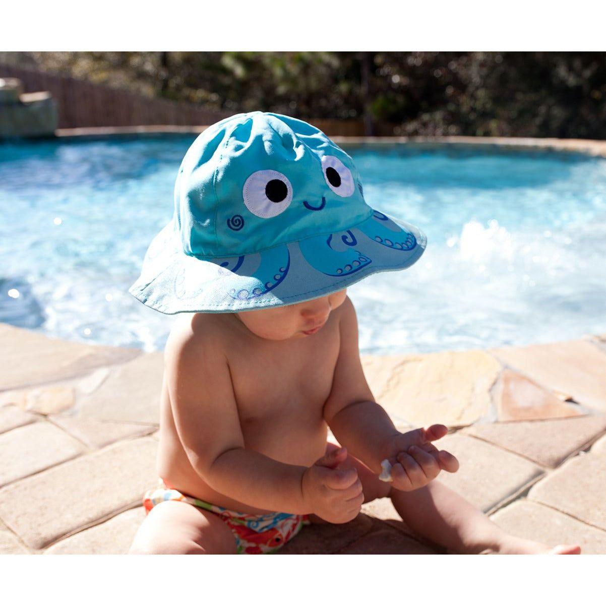 Zoocchini - UPF50+ Sun Hat - Octopus - Emmbaby Canada