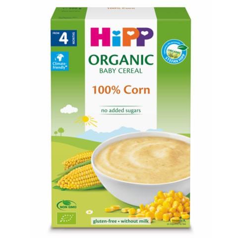 HiPP 100% Corn Organic Baby Cereal 200 G - 3 Pack - Emmbaby Canada