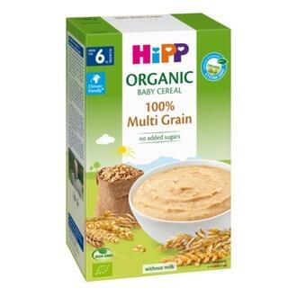 HiPP 100% Multi Grain Organic Baby Cereal 200 G - 3 Pack - Emmbaby Canada