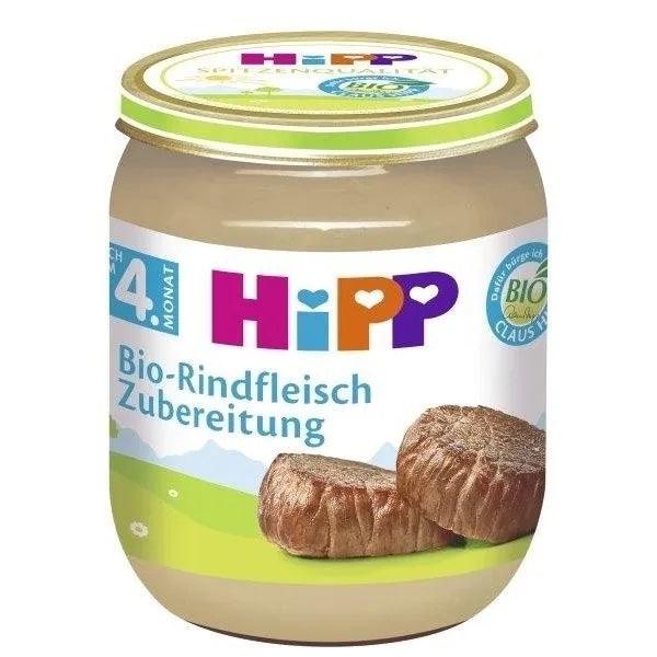 HiPP Beef Preparation Puree 125G - 6 Jars - Emmbaby Canada