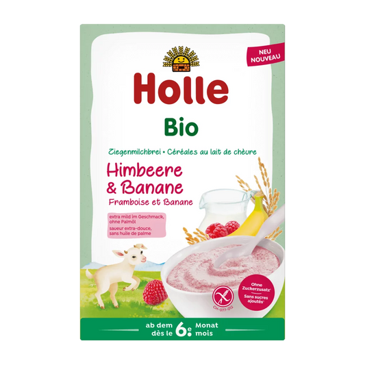 Holle Organic Goat Milk Cereal With Raspberry And Banana 250 G - 3 Pack