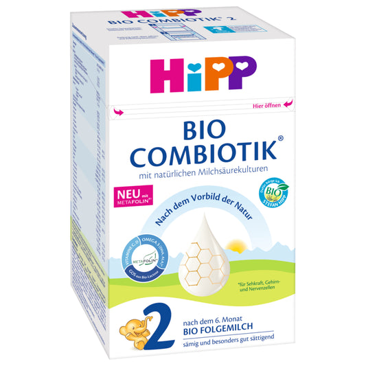 Formule combiotique biologique HiPP Stage 2 (600g)