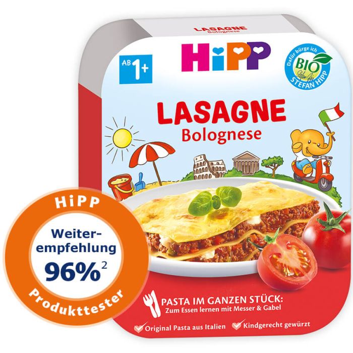 Hipp Kinderteller Lasagne Bolognese 250g - from 12 months