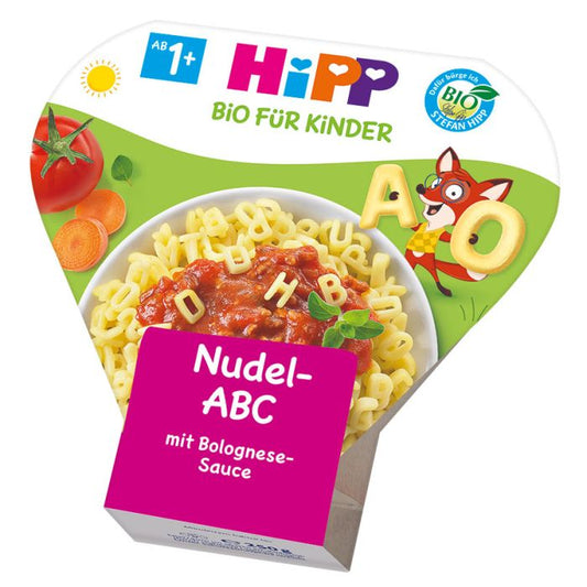 Hipp Organic Noodle ABC with Bolognese Sauce, 250 g - from 12 months
