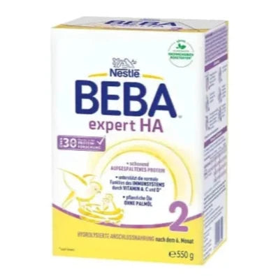 BEBA Expert HA 2 Follow on Milk, 6+ Months (550g/19.4 oz)