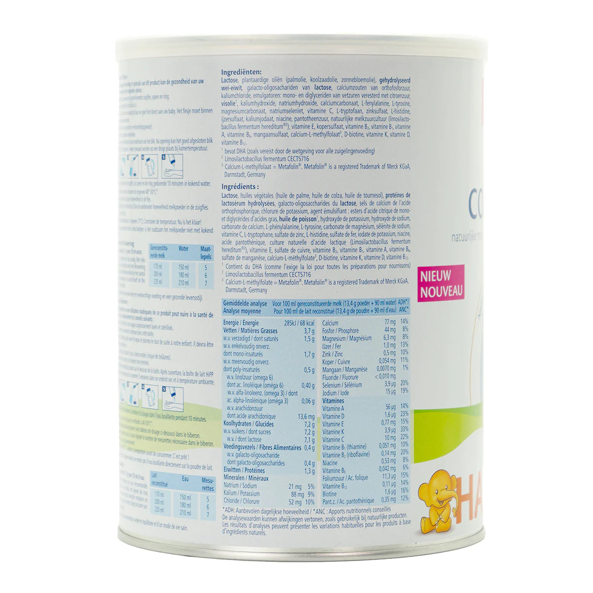 HiPP HA Dutch Stage 2 Formule combiotique hypoallergénique 6-12 mois - 800 g