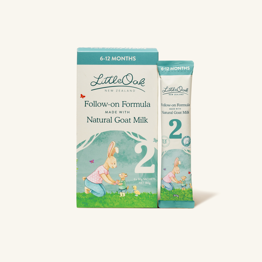 Natural Goat Milk Follow-on Formula 6 x 30gm Travel Sachets