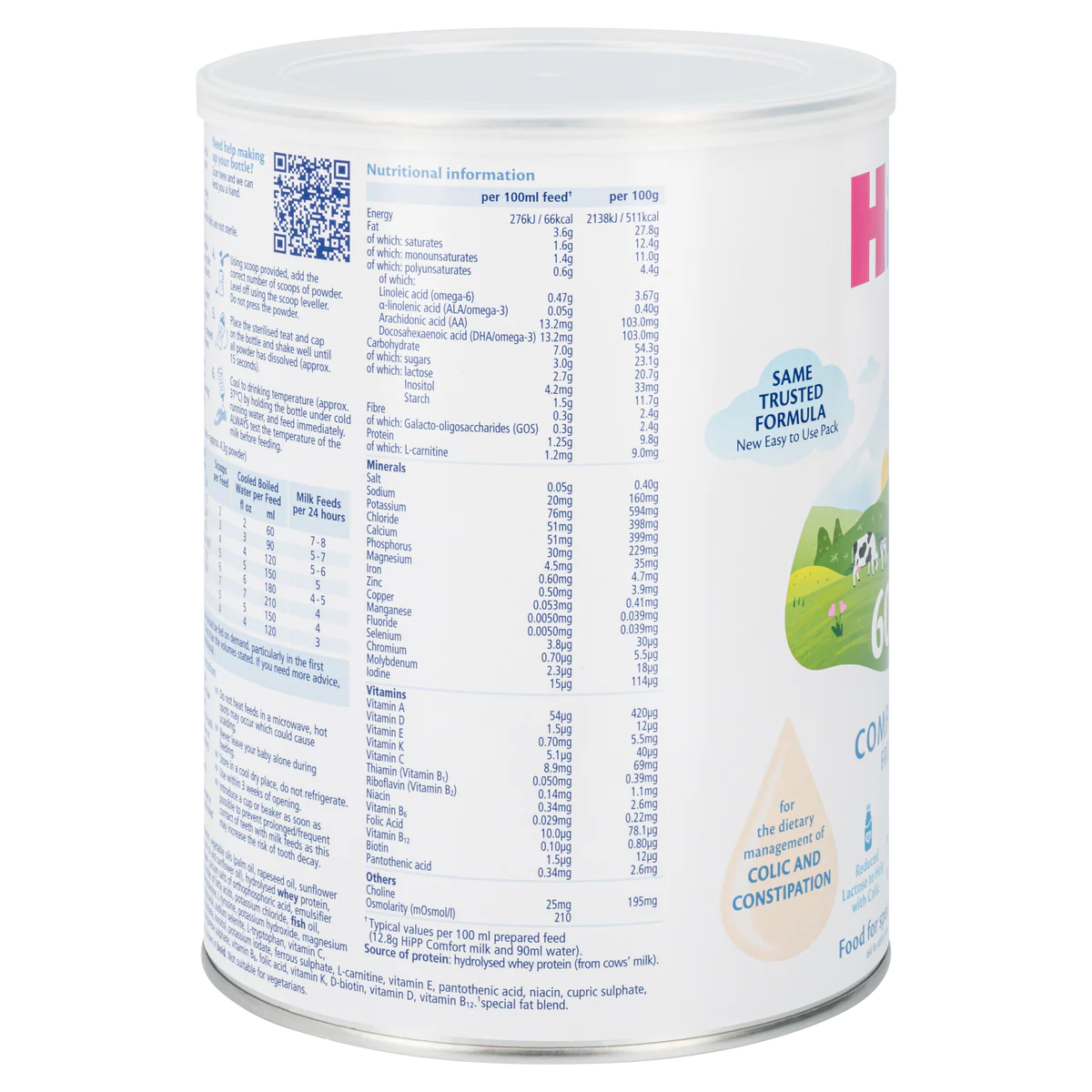 HiPP UK Comfort Formula from Birth (800g)