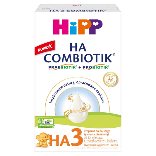 HiPP HA Allemagne Hypoallergénique Stage 2 Combiotik Lait infantile 6+ mois • 600 g 