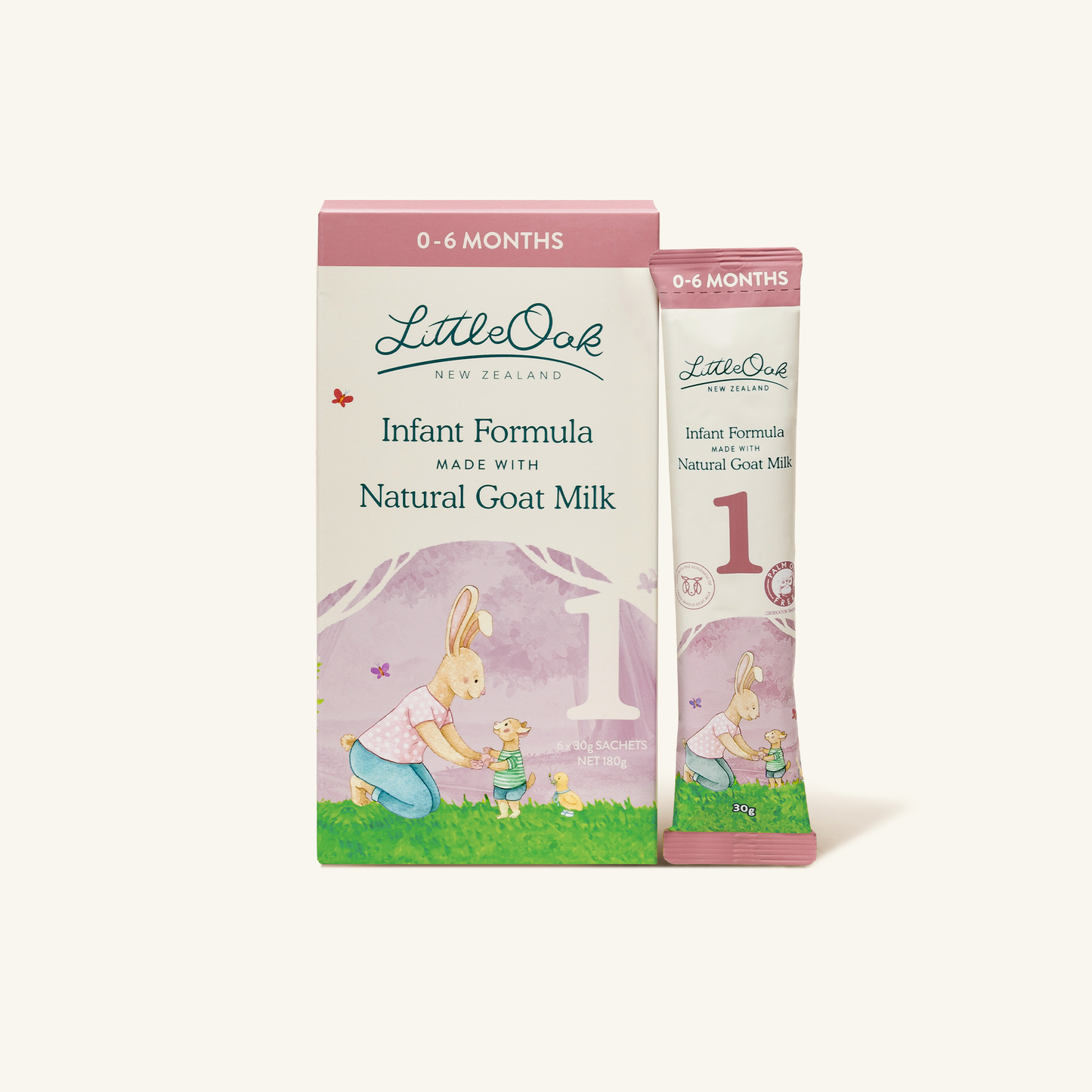 Natural Goat Milk Infant Formula 6 x 30gm Travel Sachets