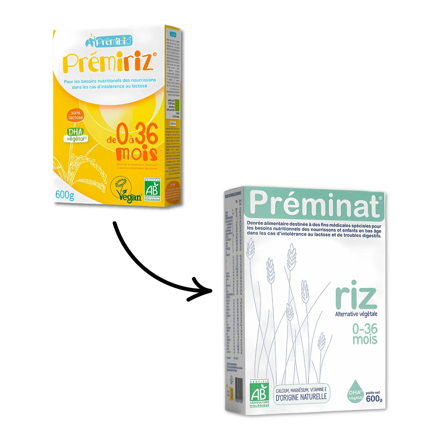 Préminat Riz Organic Infant Formula
