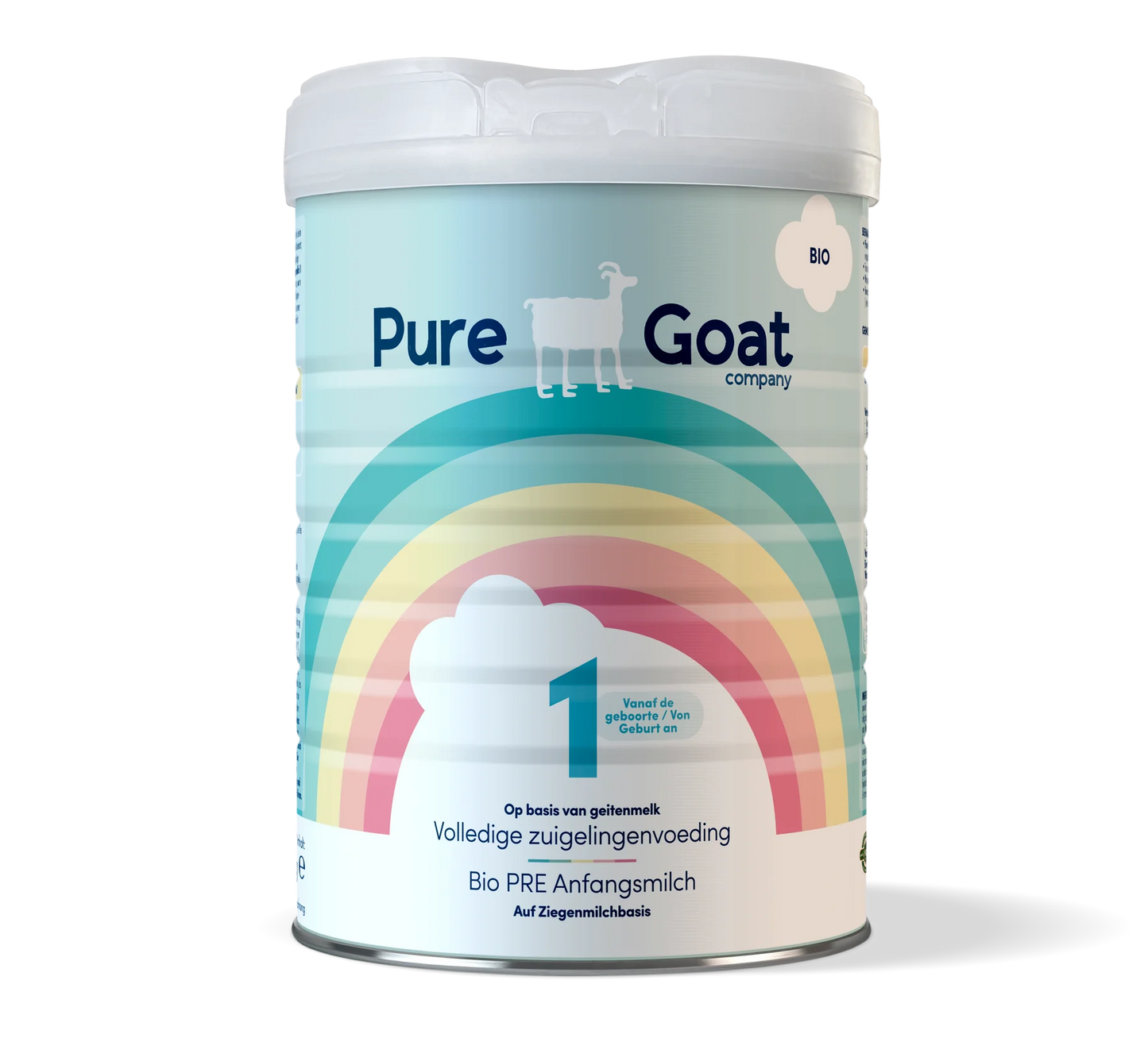 Pure Goat Dutch Stage 1 – Préparation complète biologique pour nourrissons dès la naissance (800 g)