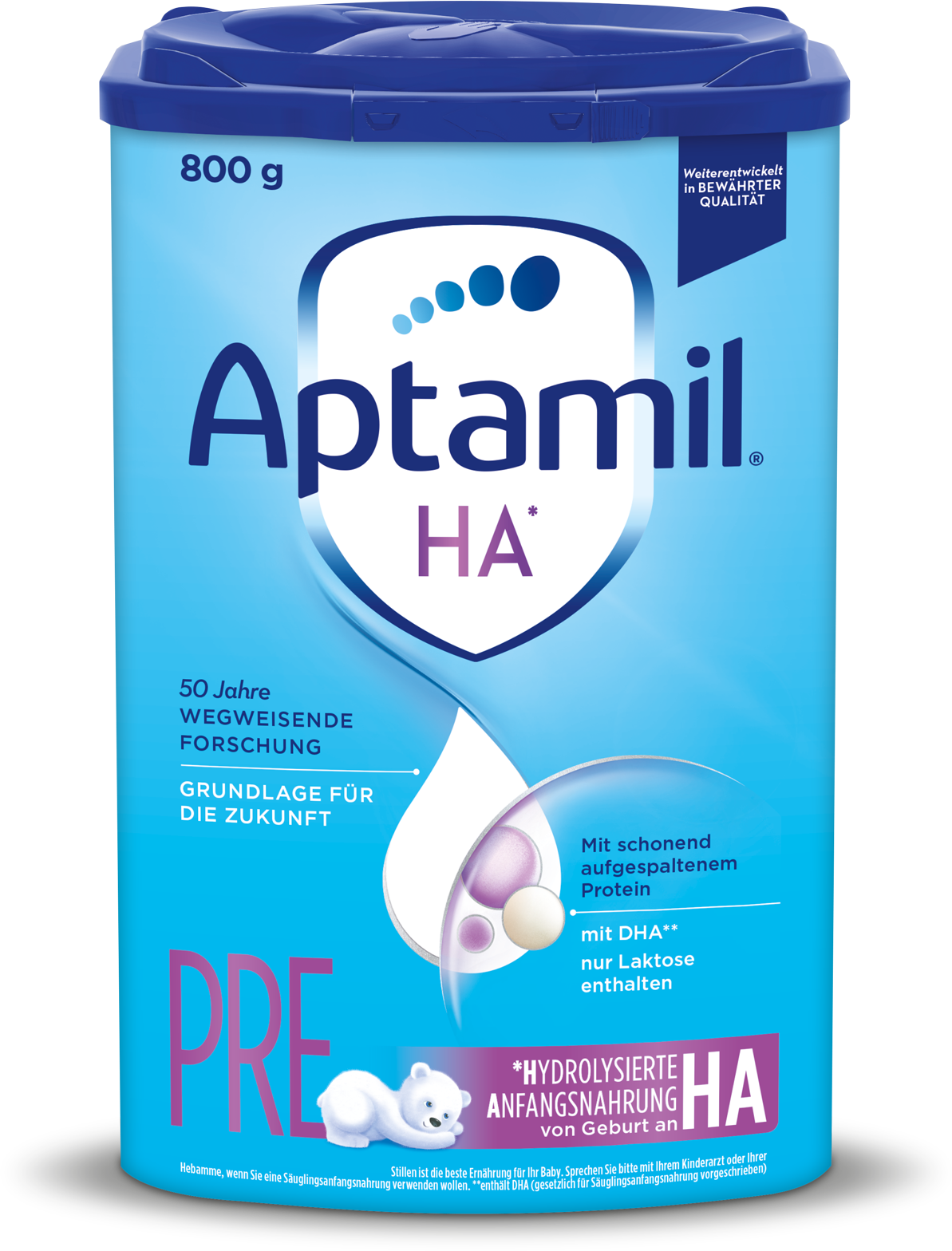 Aptamil HA Pre, formule hypoallergénique (800g/28,2 oz) 