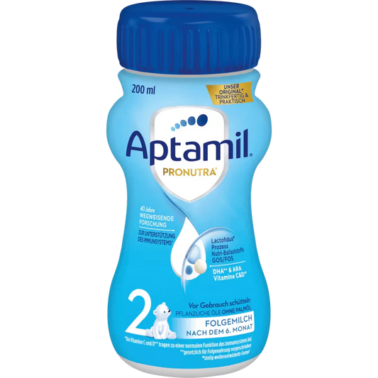 Aptamil 2 Pronutra Lait de Suite Prêt à Boire 200 ml