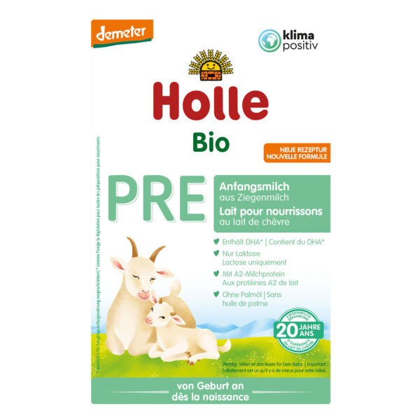 Holle PRE Lait infantile de chèvre biologique 400 g