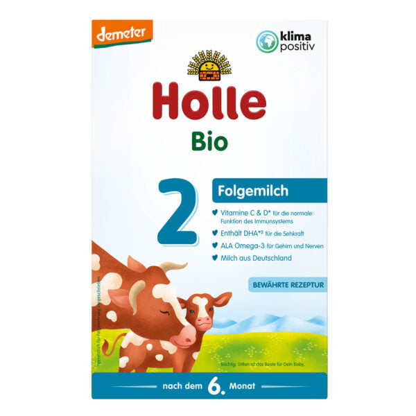 Holle Bio Stage 2 Organic Follow-On Infant Milk Formula 6+ months • 600g