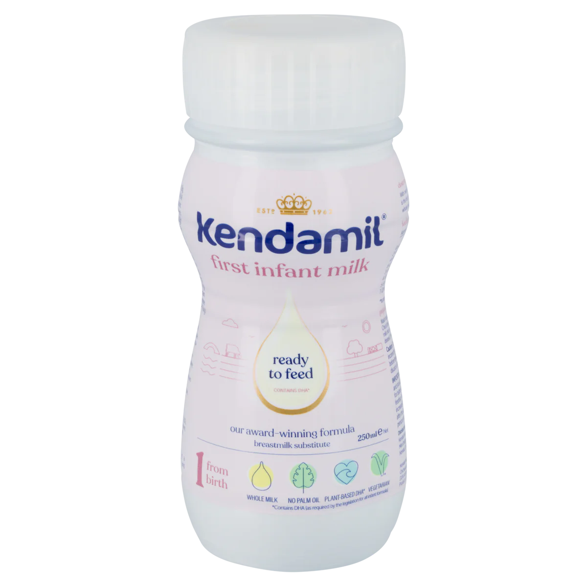 Kendamil Classic Ready to Feed Cow Milk Formula Stage 1 - 250ml