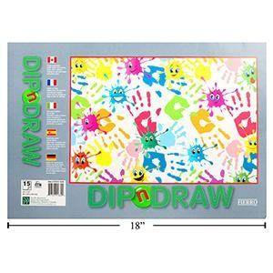 15-Sheet 12 x 18" Finger Paint Pad - Emmbaby Canada