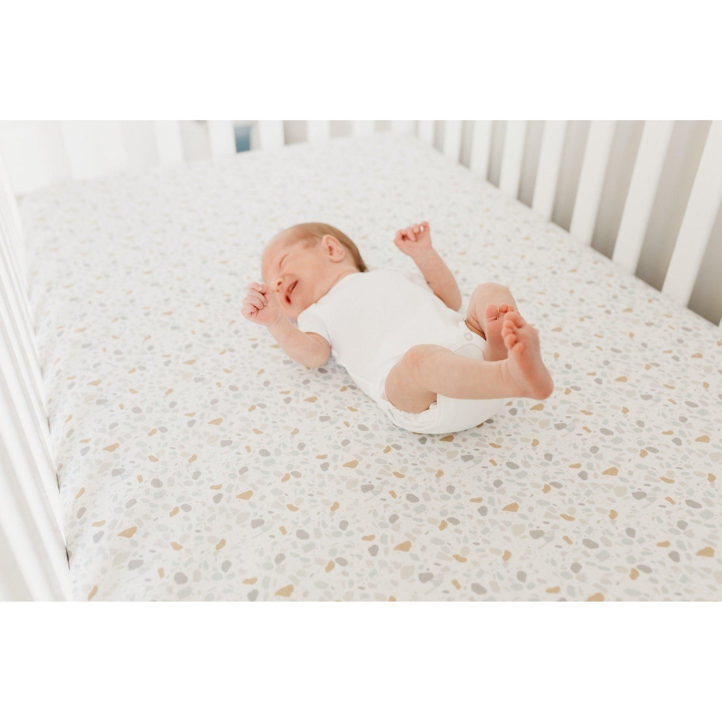 Copper Pearl - Arlo Premium Crib Sheet - Emmbaby Canada