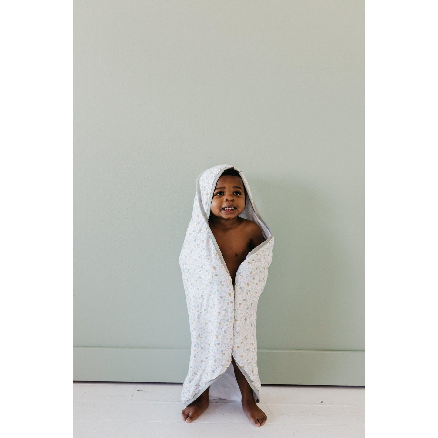 Copper Pearl - Arlo Premium Knit Hooded Towel - Emmbaby Canada