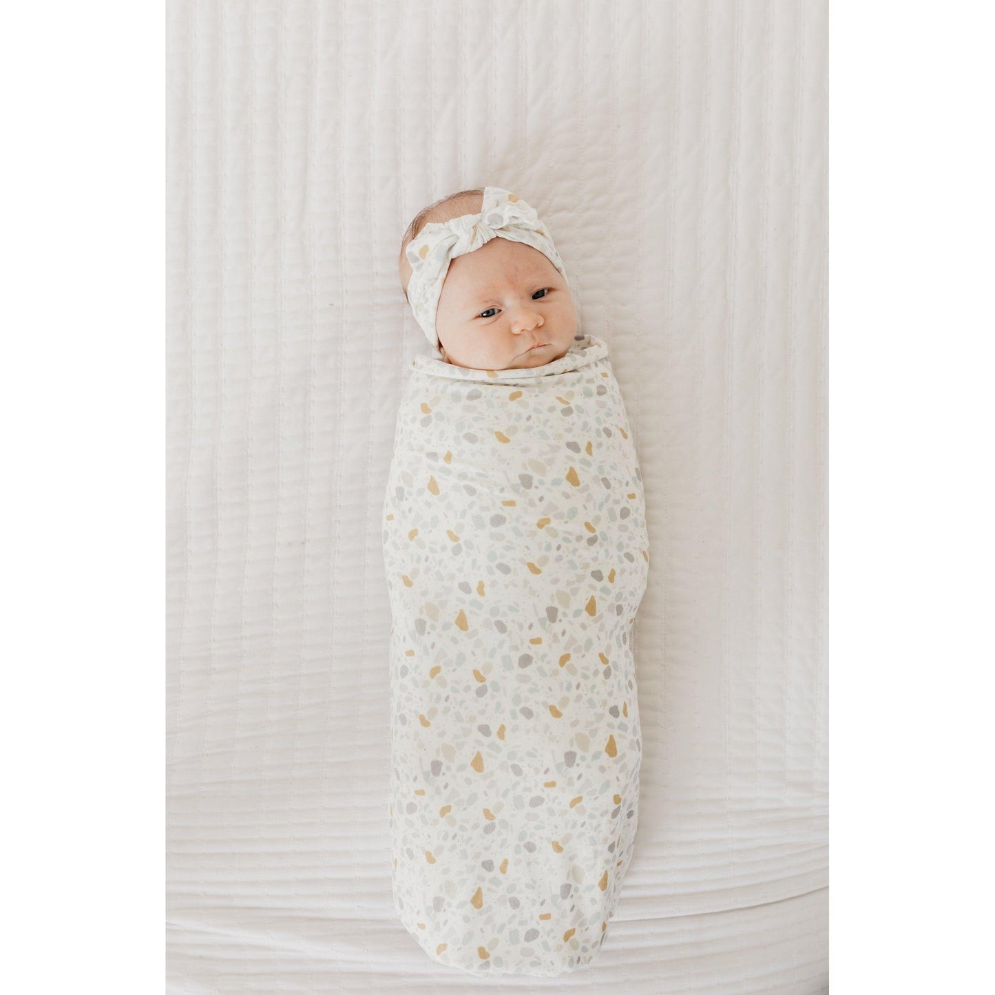 Copper Pearl - Arlo Swaddle Blanket - Emmbaby Canada