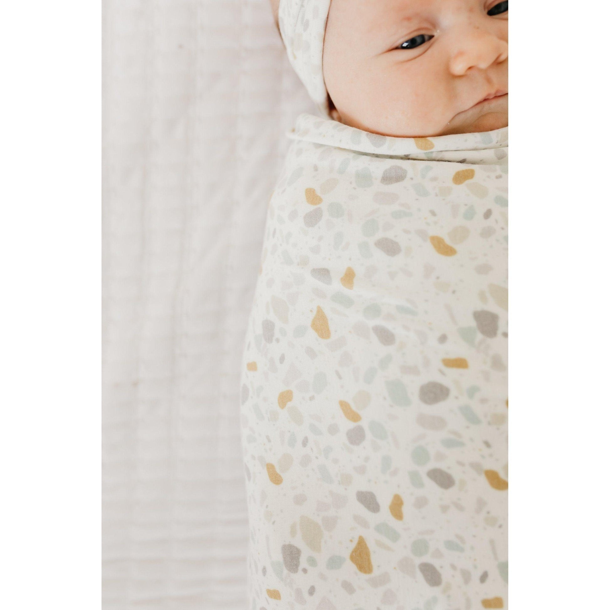 Copper Pearl - Arlo Swaddle Blanket - Emmbaby Canada