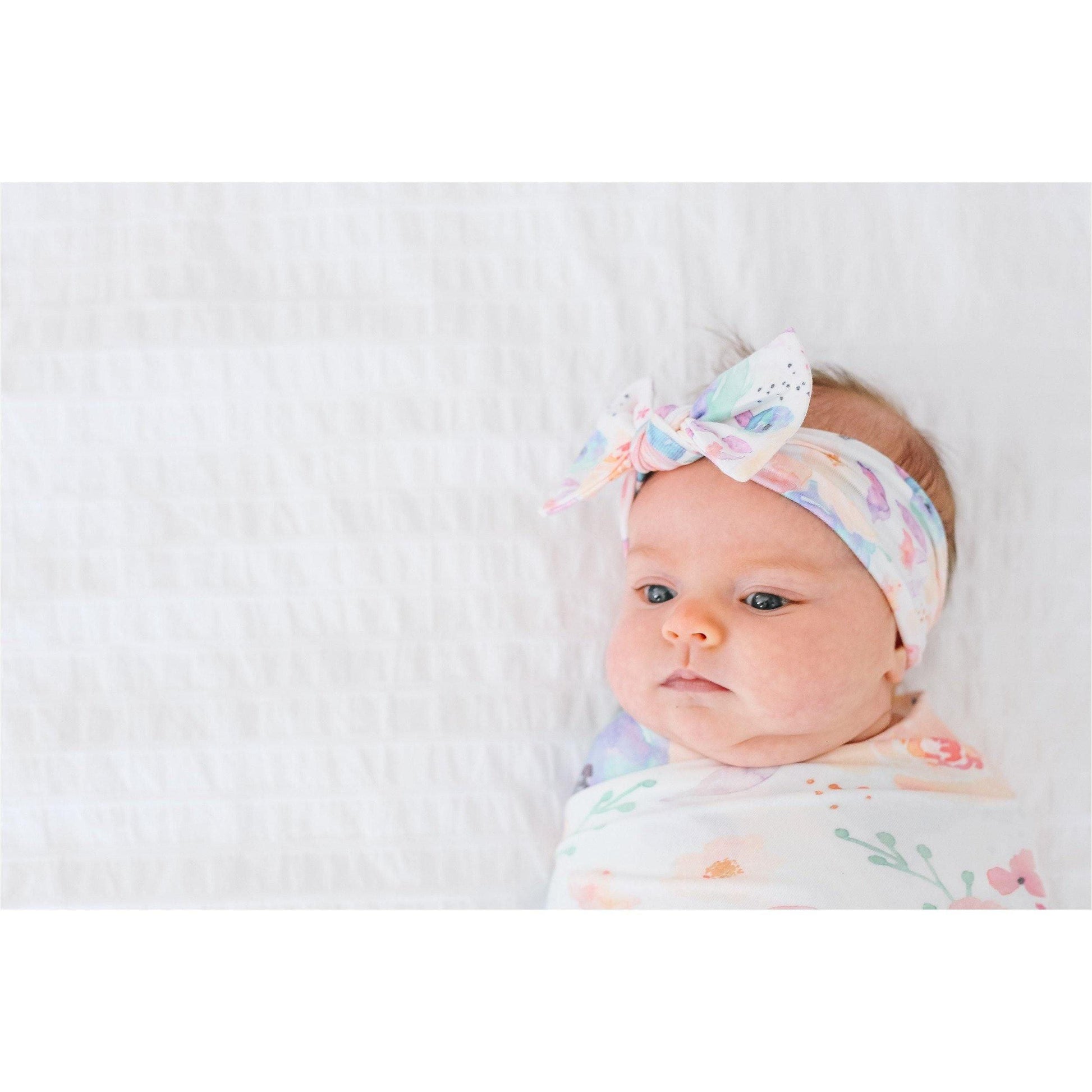 Copper Pearl - Bloom Knit Headband - Emmbaby Canada