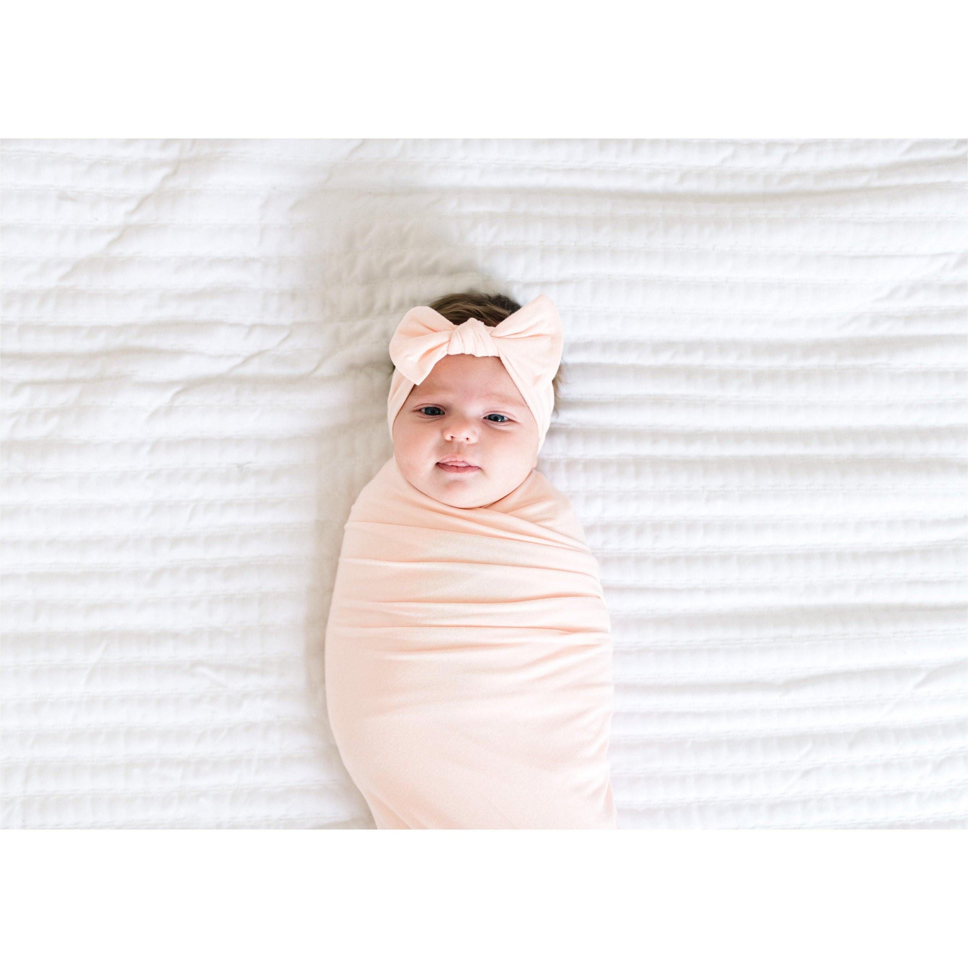 Copper Pearl - Blush Knit Headband - Emmbaby Canada