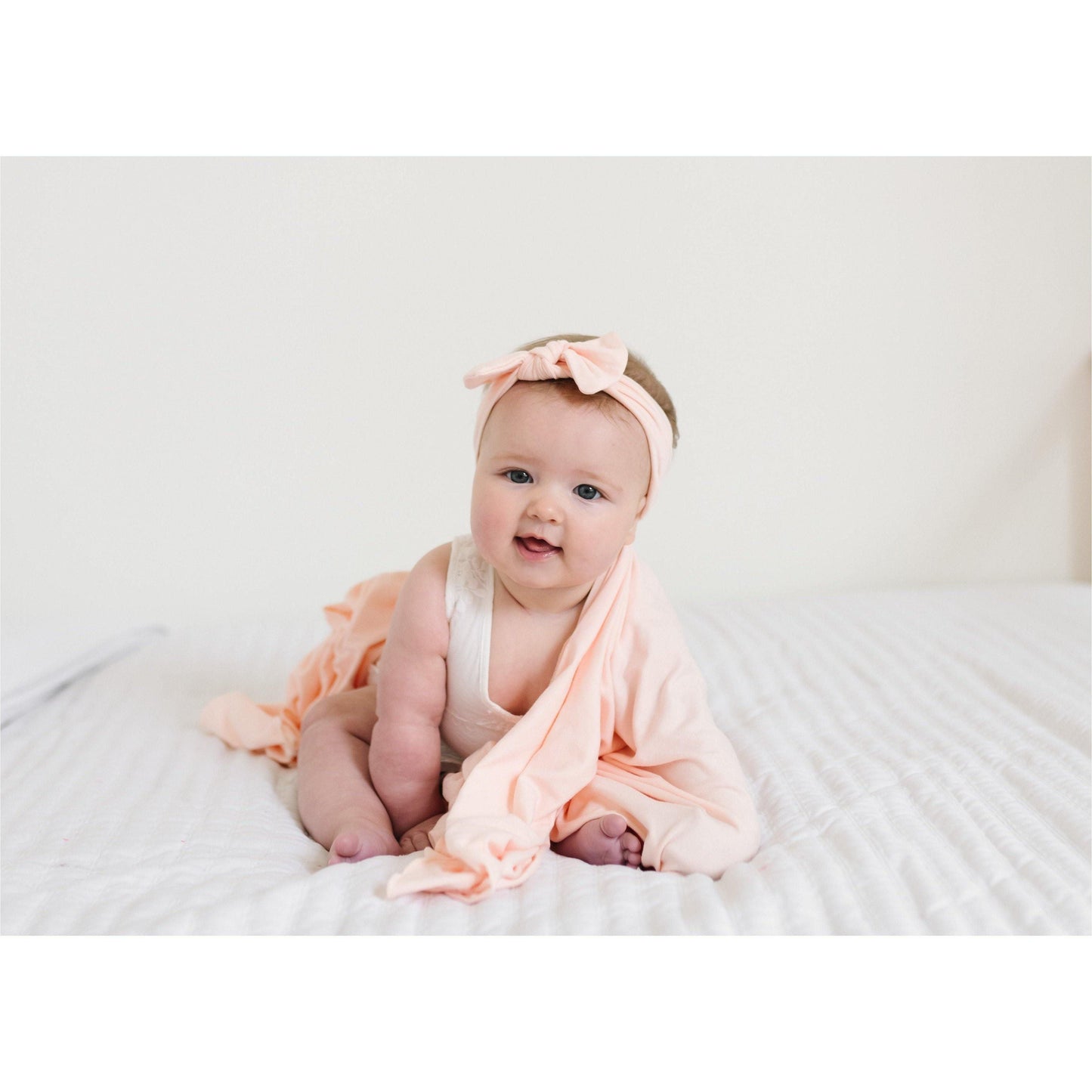 Copper Pearl - Blush Knit Headband - Emmbaby Canada