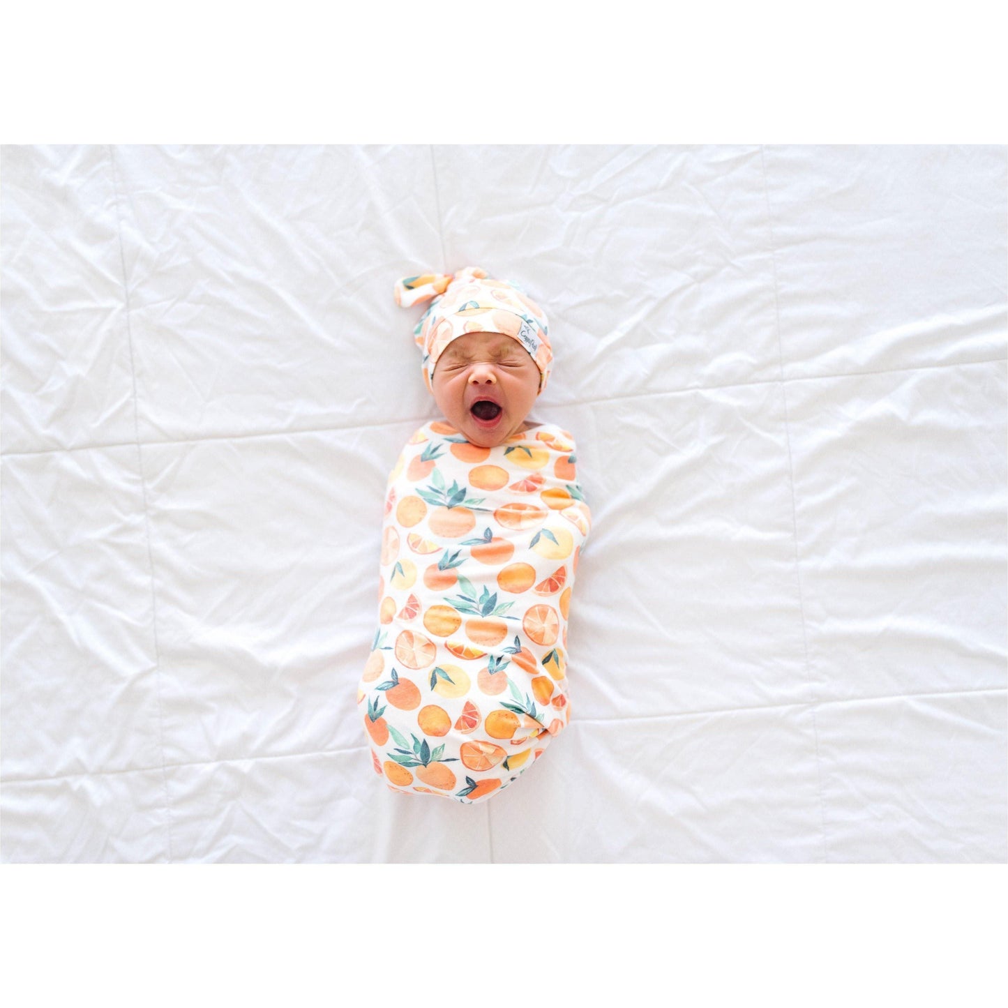 Copper Pearl - Citrus Swaddle Blanket - Emmbaby Canada