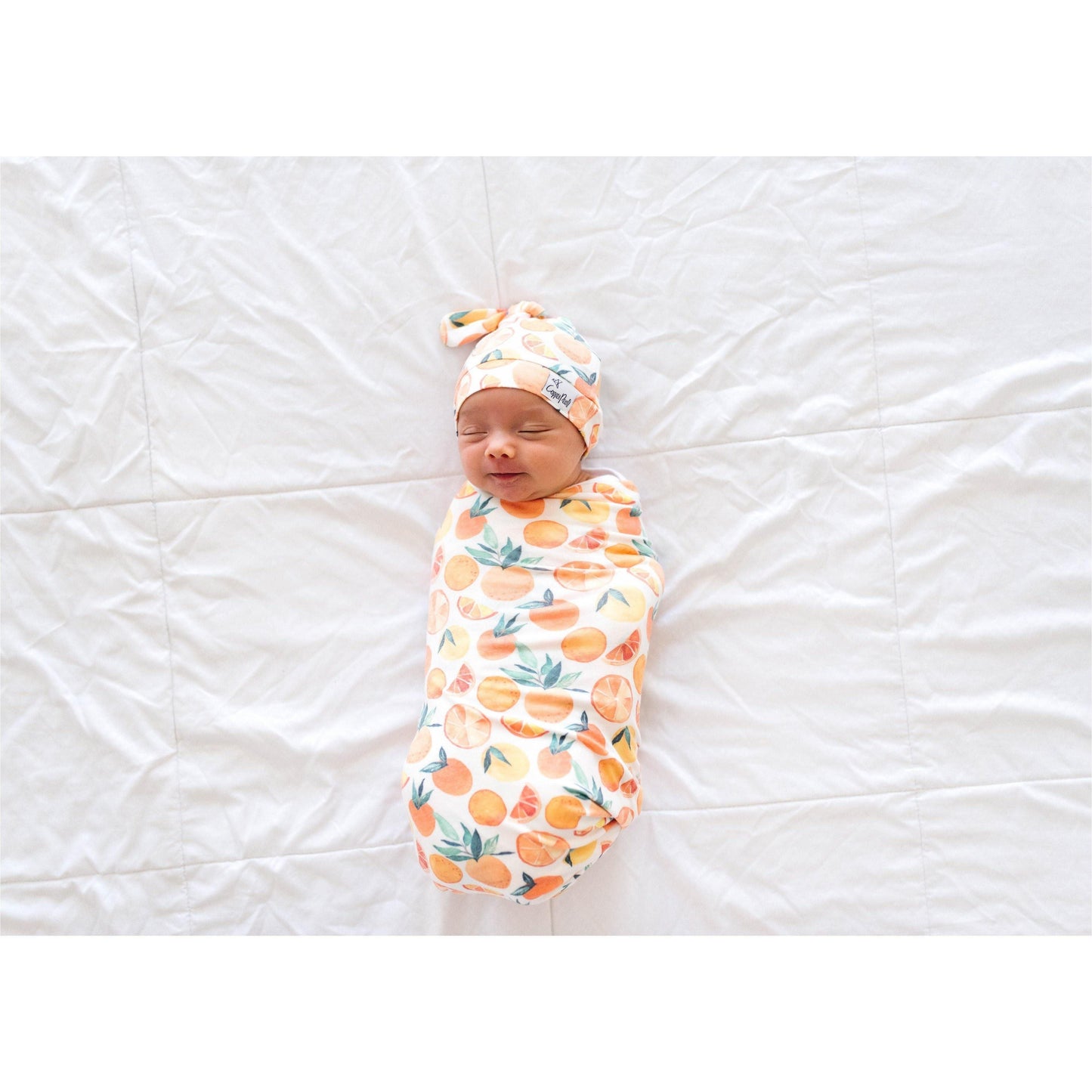 Copper Pearl - Citrus Swaddle Blanket - Emmbaby Canada